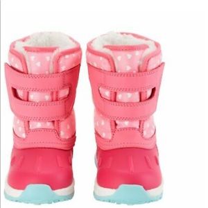 NEW Carter’s pink winter snow boots size 4